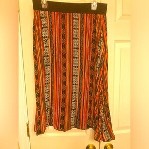 LuLaRoe Jill Skirt XL, worn once